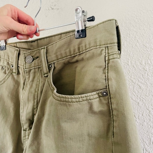 Levi’s 505 Khaki Green Pants 31x32 - Picture 7 of 13